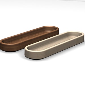 Wood tray, 3D STL file for CNC.