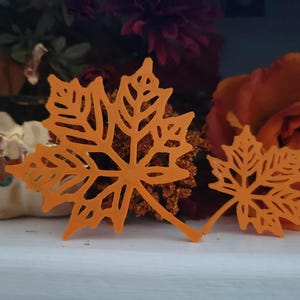 3D Printed Fall Leaf Set: Fall\Thanksgiving Decor