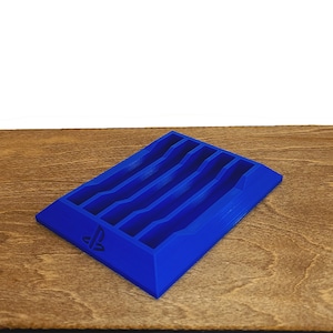 Play Station Game Case holder, Holds 5 Games -3D Printed- you can select the color!