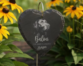 Individueller Haustier Gedenkstein, Haustier Erinnerungsgeschenk, Gedenktafel, Hunde-Gedenkstein, Katzen-Gedenkstein, Pet Memorial Stone