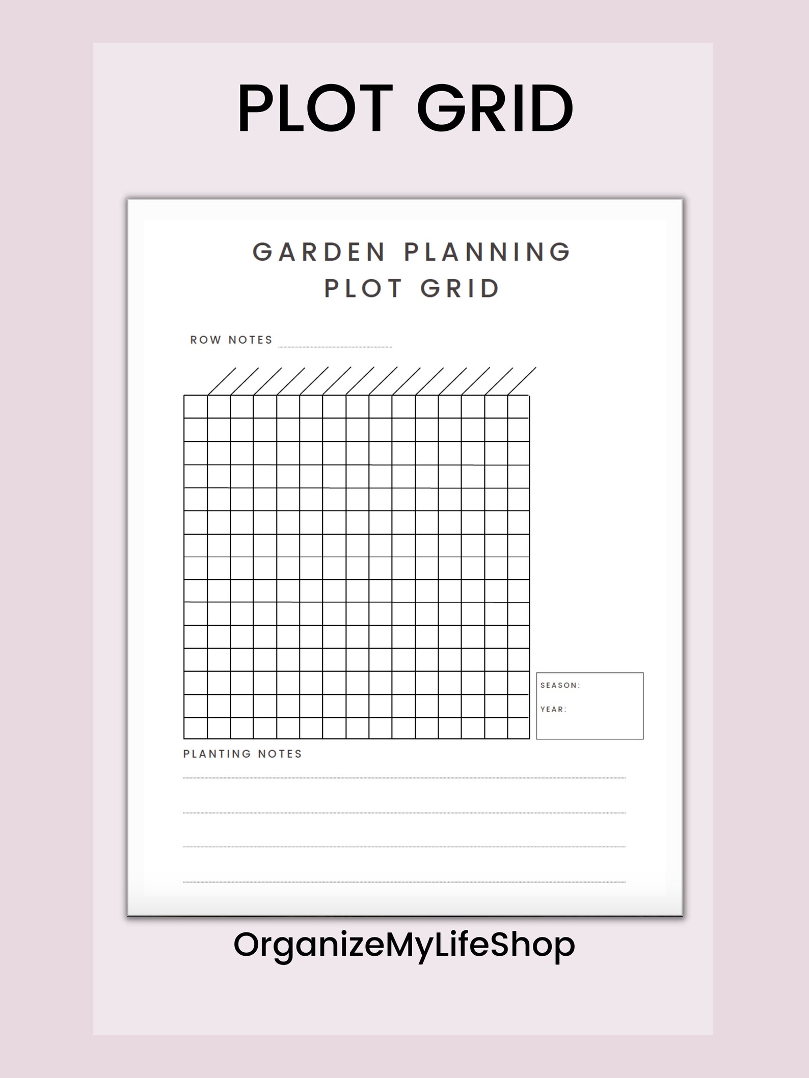 Vegetable Garden Planner Printable - Etsy