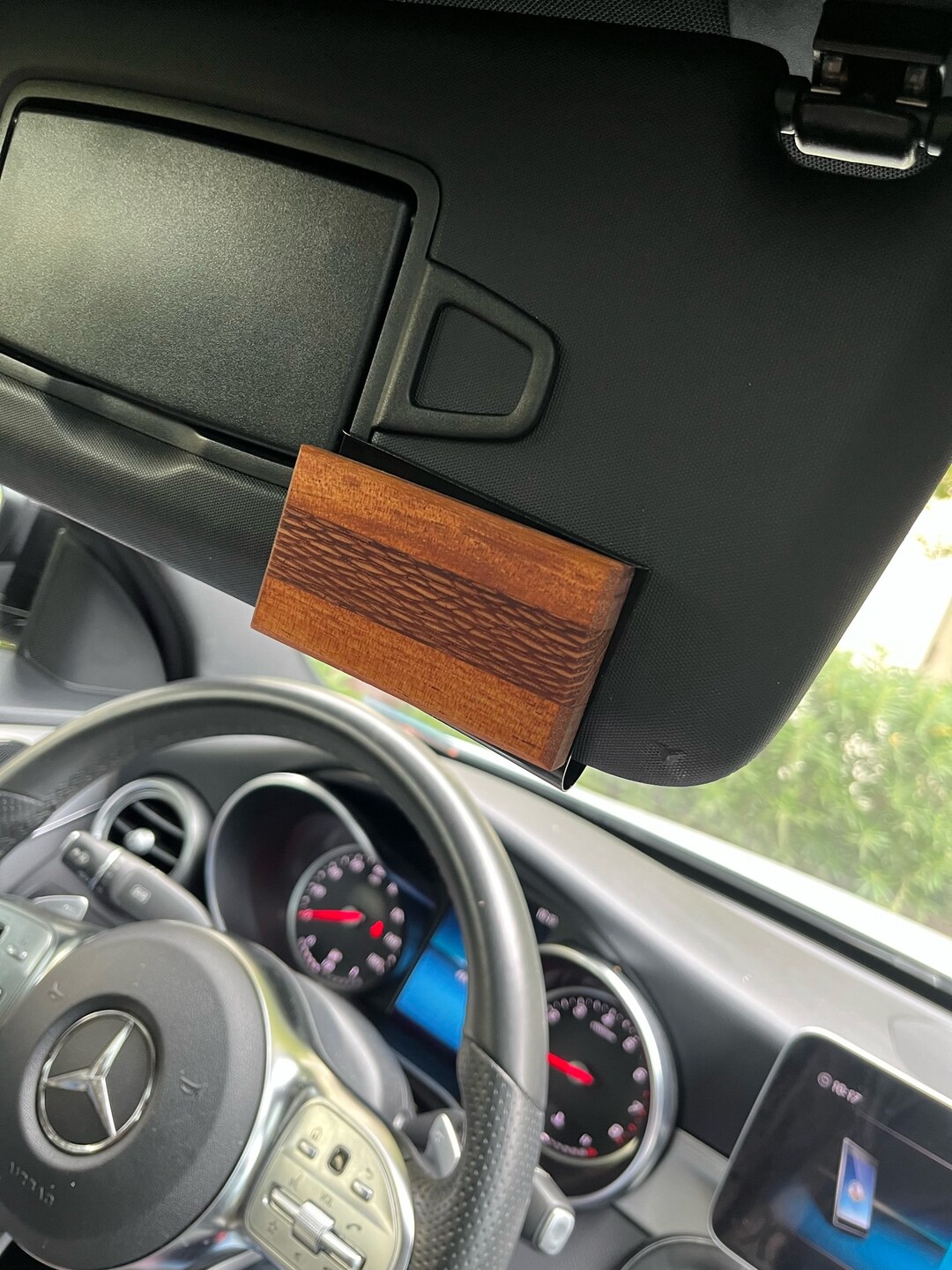 Scented Wood Car Freshener Wood Visor Clip Freshener Wood Etsy