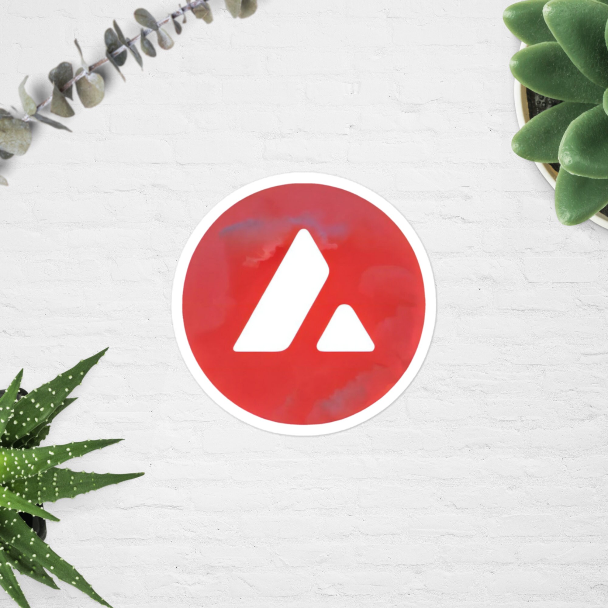 Avalanche Sticker (AVAX) - Vinyl Crypto Stickers - Etsy