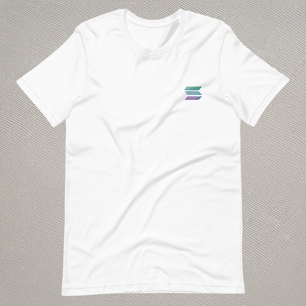 T-shirt minimaliste Solana (SOL) | Manches courtes unisexe
