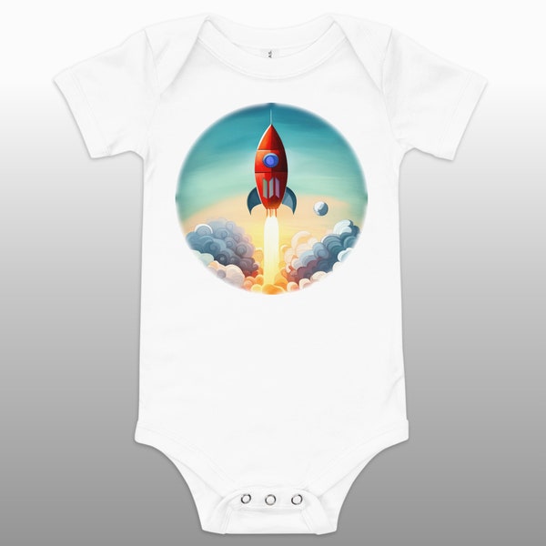 Combinaison fusée Solana (SOL) | T-shirt bébé à manches courtes