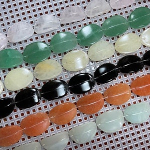 Gemstone Leaves. Wavy and thin 12x18mm. Thickness 2mm. 1mm Double Holes. Multiple Gemstones. 1mm holes. Sold per Lot (6Pcs).
