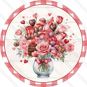 Happy Valentines Day Sign Candy Sign Sweets Sign Valentines Door Decor ...