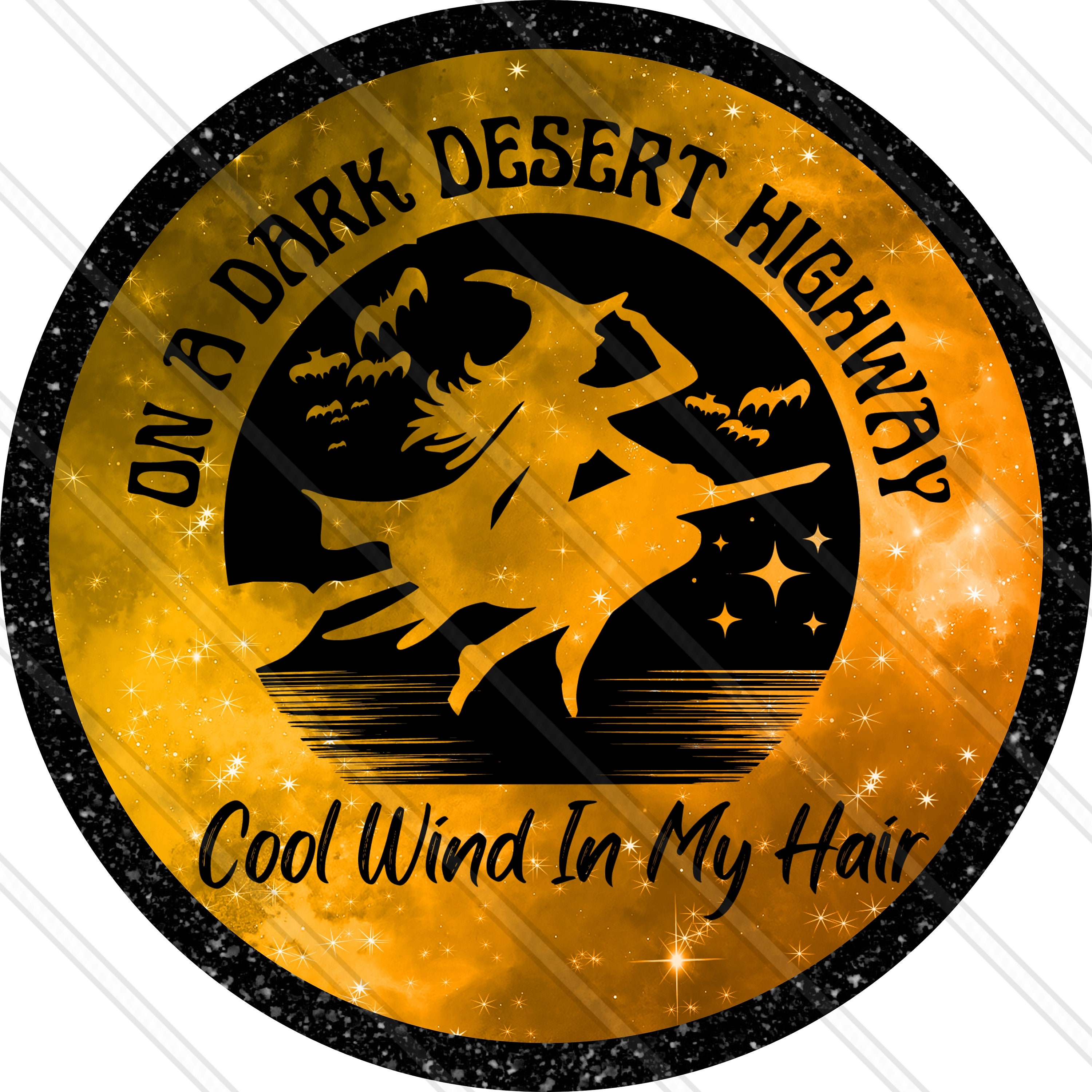 Dark Desert Highway Sign Desert Highway Witch Witch Wreath Sign Halloween Wreath Sign Halloween