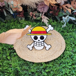 Strawhat Jolly Roger Acrylic  Display Sign