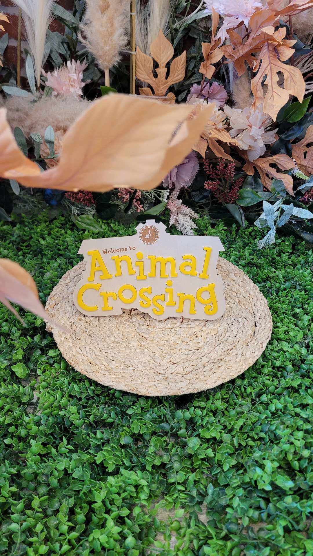 Video Game Animal Crossing Display Sign Etsy
