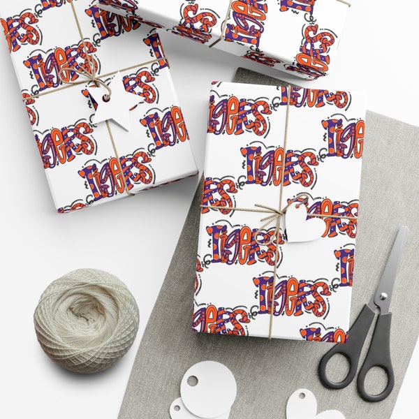 Gift Wrap Papers / Clemson / Tigers / Football / College