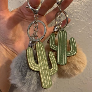 LV wristlet Keychain with tassel – Rustic Cactus