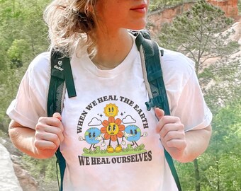 Earth Day Shirt Granola Girl Aesthetic Granola Girl Gift Mental Health Shirt Retro Shirt Granola Girl Clothing Gift for Granola Girl