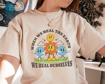 Granola Girl Aesthetic Granola Girl Gift Mental Health Shirt Retro Shirt Granola Girl Clothing Oversized Hipster Tee Gift for Granola Girl