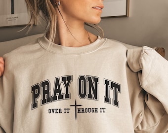 Christian Merch Confianza en el Señor Hecho para adorar a Jesús es Rey Ropa cristiana Ropa cristiana Ropa de Jesús Adoración Suéter de fe