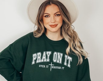 Christian Merch Confianza en el Señor Hecho para adorar a Jesús es Rey Ropa cristiana Ropa cristiana Ropa de Jesús Adoración Suéter de fe
