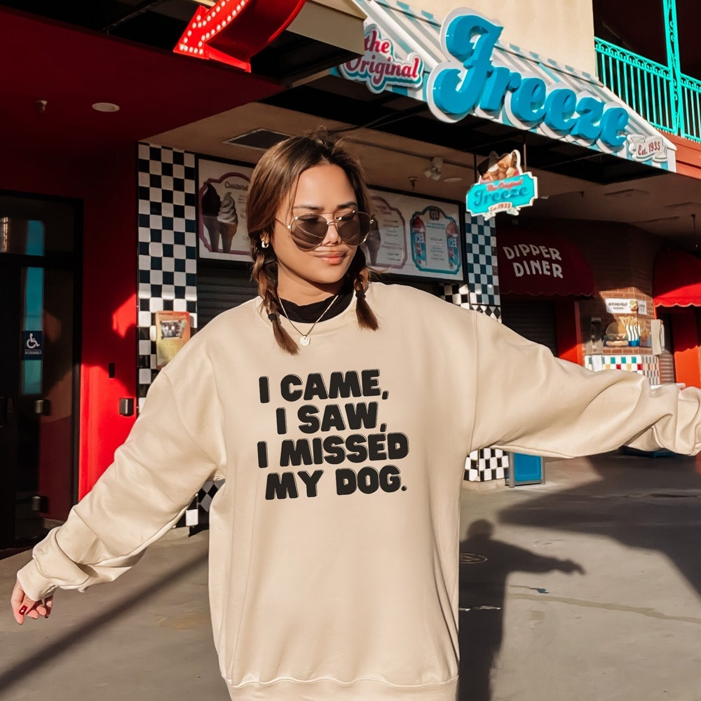 Funny Sweatshirt About Dogs Dog Sweatshirt For Humans Dog Sitter Sweatshirt Less People More Dogs Sweatshirt Dogs Over People Sweatshirt Livingmall