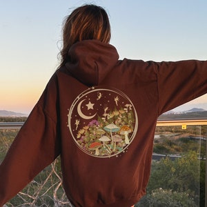 Fairy Grunge Goblincore Clothing Fairycore Grunge Fairycore Goblincore Sweatshirt Goblincore Mushroom Sweater Moon Sweater Fairy Hoodie