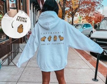 Capybara Hoodie Kapuzenpullover Capybara Animal Lover Hoodie Capybara Meme Hoodie Capybara Kleidung Capybara Pocket Design Hoodie