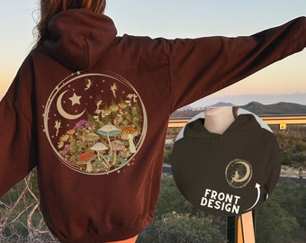 Fata Grunge Goblincore Abbigliamento Felpa con cappuccio Fairycore Felpa con cappuccio Goblincore Fairycore Grunge Felpa con cappuccio Fata Grunge Felpa con cappuccio Fungo Gairy Clothes