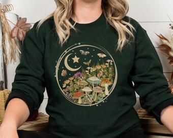 Goblincore Kleding Paddestoel Sweatshirt Goblincore Sweatshirt Cottagecore Kleding Cottagecore Goblincore Kleding Cottagecore Trui