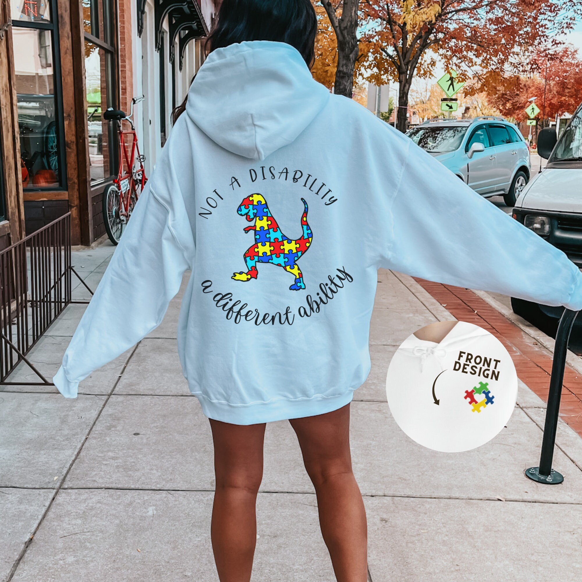 Autism zip deals up hoodie