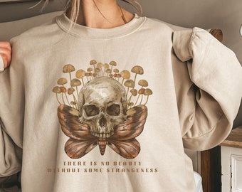 Goblincore Clothing Goblincore Sweater Gothic Sweater Gothic Clothing Mushroom Clothing Cottagecore Sweater Cottagecore Clothing Botanical
