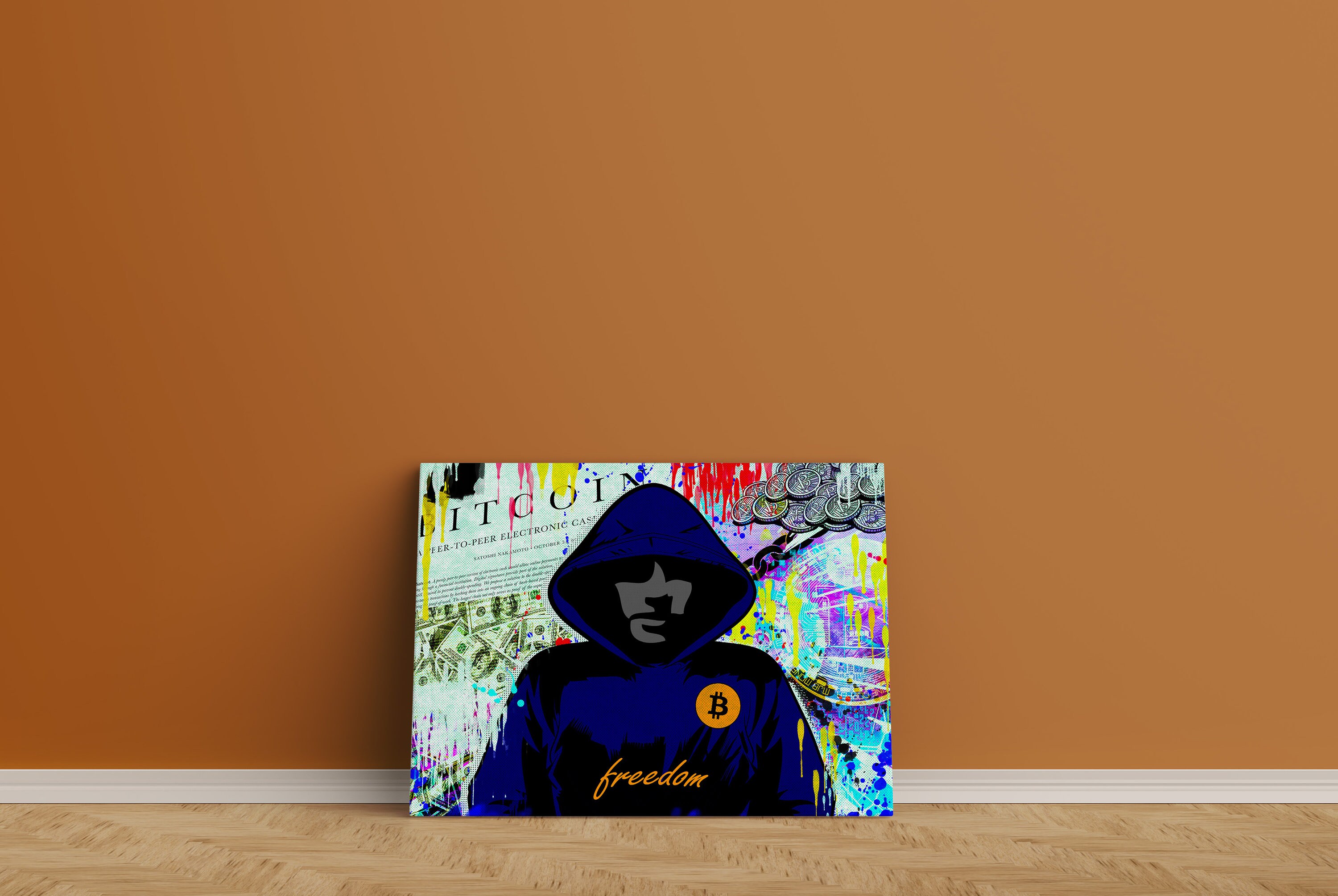 Who is SATOSHI NAKAMOTO? - Poster Framed, Crypto Bitcoin Pop Art Wall, Gift  for Boyfriend Man, Luxe Print, Altcoin, Wall Decor Home Office - Etsy