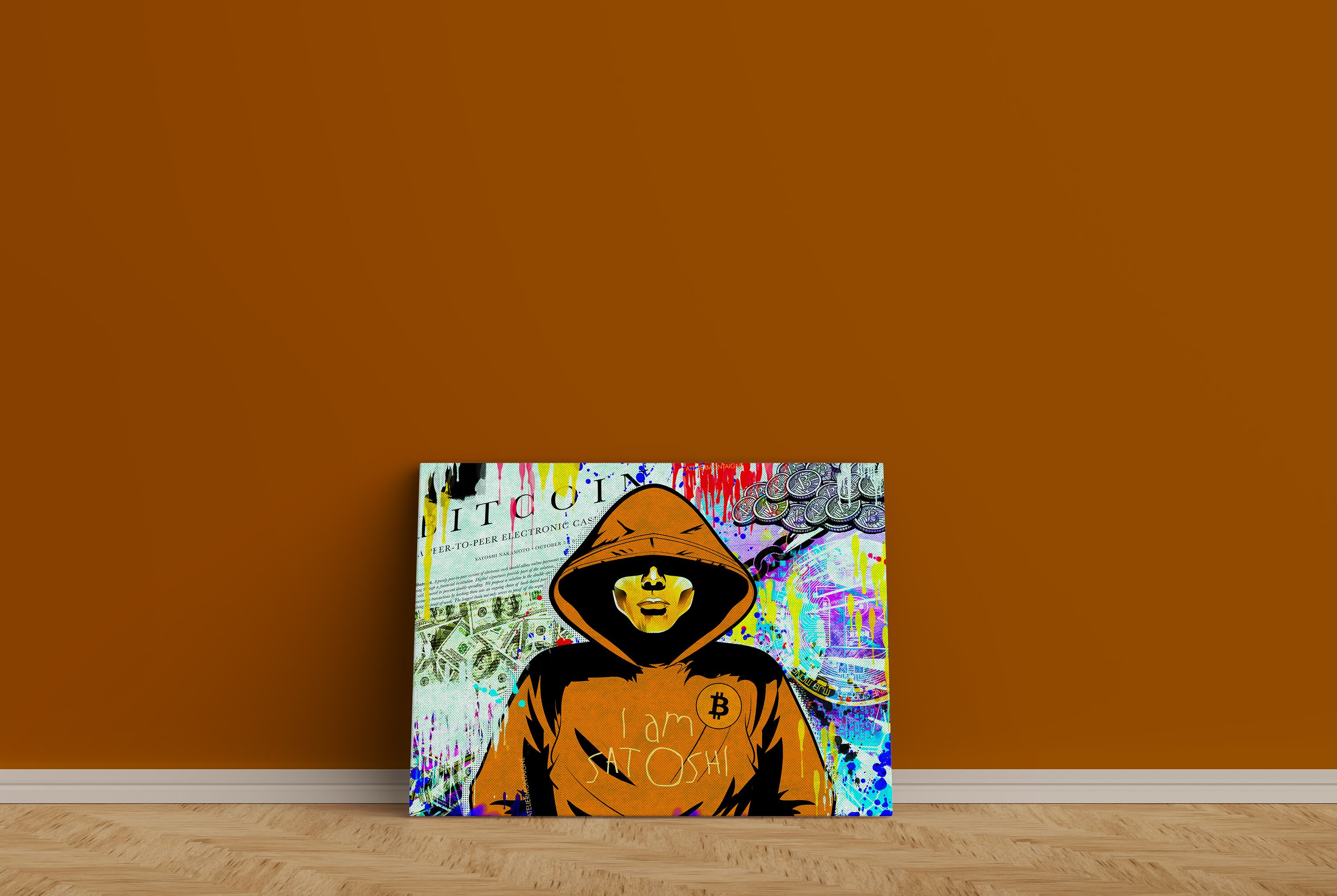 I AM SATOSHI - Poster Framed, Crypto Bitcoin Pop Art a Wall, Gift for  Boyfriend, Luxe Print, Mens Gift Altcoin, Wall Decor for Home Office - Etsy