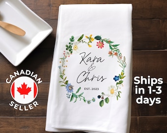 Kitchen Towels | Full Colour |  Wedding, Housewarming, New house, Mother's Day, Favorite Recipe, Gift for Her | Printed in Canada