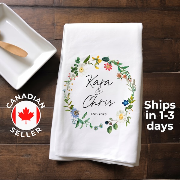 Kitchen Towels | Full Colour |  Wedding, Housewarming, New house, Mother's Day, Favorite Recipe, Gift for Her | Printed in Canada