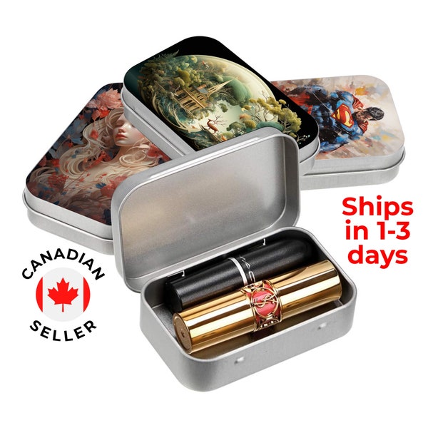 Tin Boxes | Full Color U.V. Printing | Gift Giving, Personal Organization, Promo Giveaway | Printed in Canada