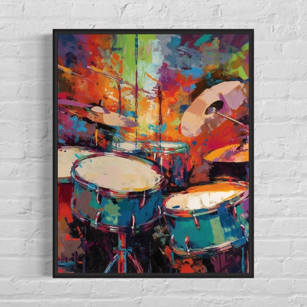 Drum Wall Art Etsy