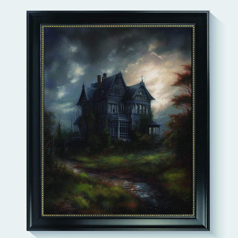 Haunted House Posters - Etsy