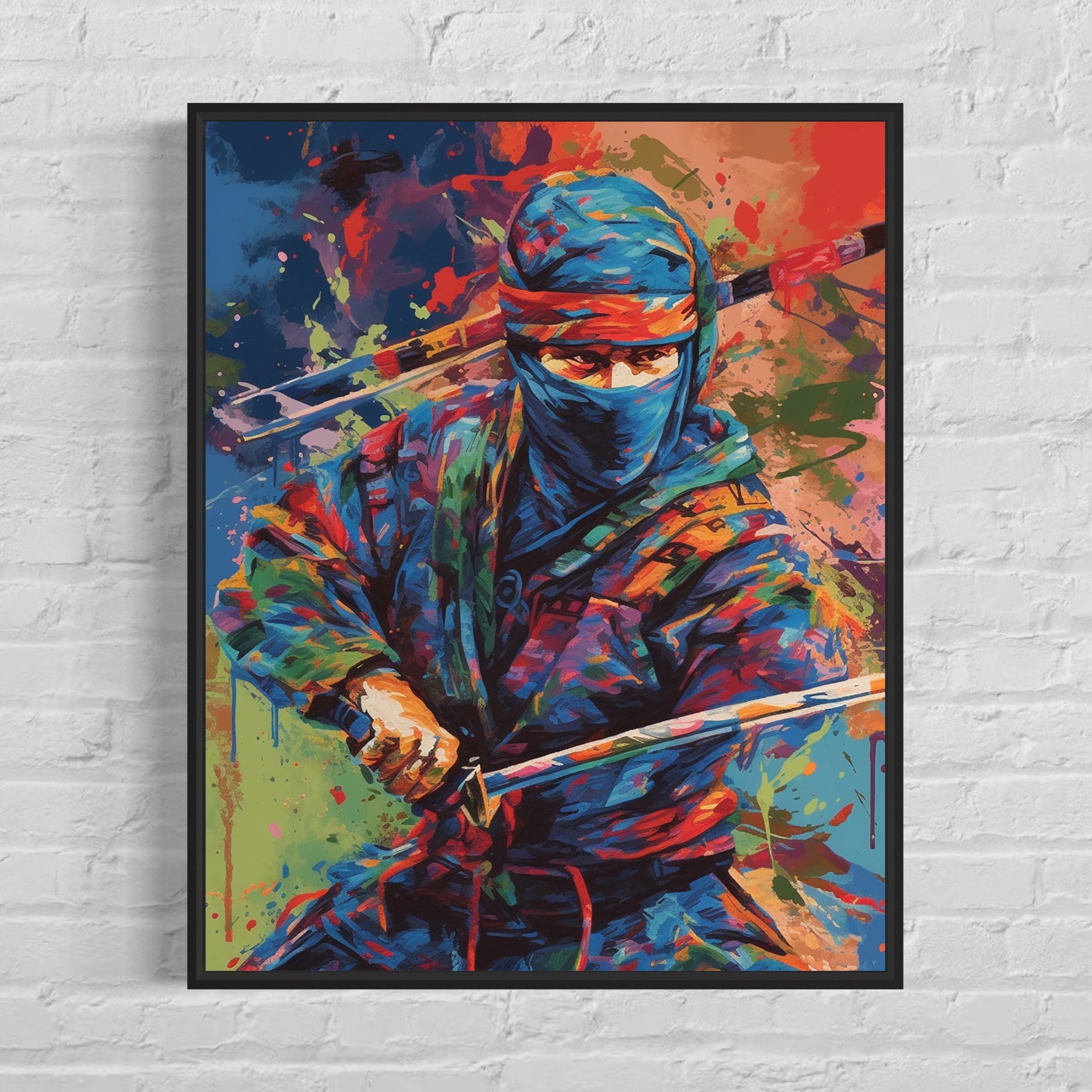 Ninja Assassin Movie Paint By Numbers - Canvas Paint by numbers