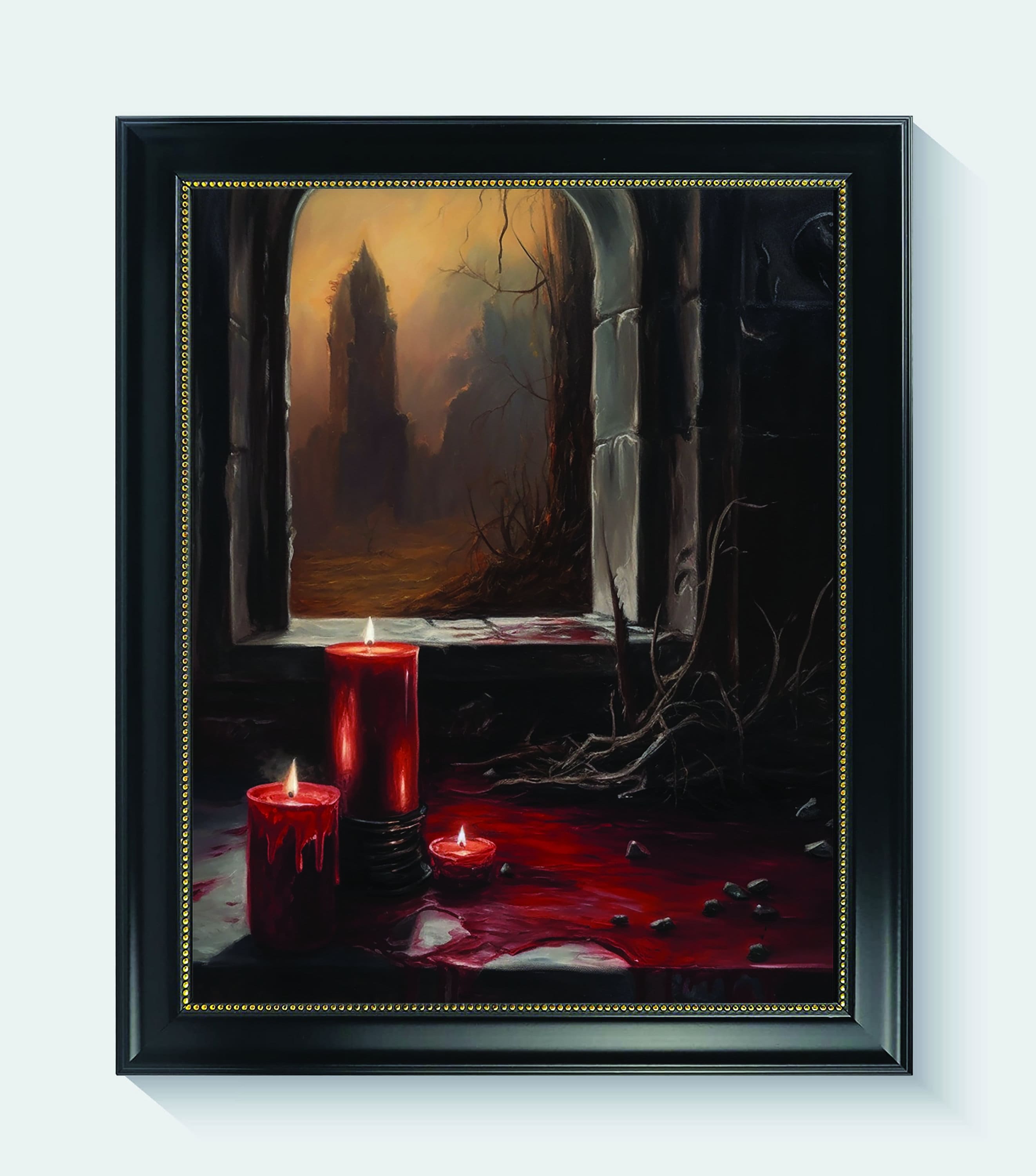 BELL BOOK AND CANDLE Spinnennetz-Schweberegale, 2-teilig, Gothic-Dekor Für Bücher Und Deko