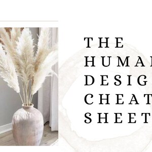 The Human Design Cheat Sheet Includes Type, Authority, Profile and More