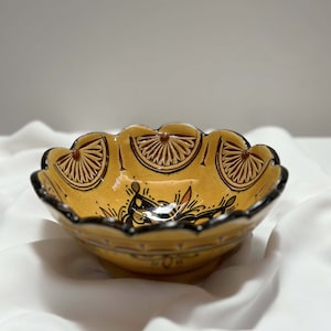 Moroccan bowls handmade, Moroccan Ceramics, Serving Bowl , Hand-painted , Moroccan Ceramics, Nuts Snack Bowl , Fruit Bowl, Unique Gift