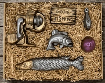 Chocolate Fishing Set – Gift for Anglers – Birthday Gift for Fishermen – Handmade
