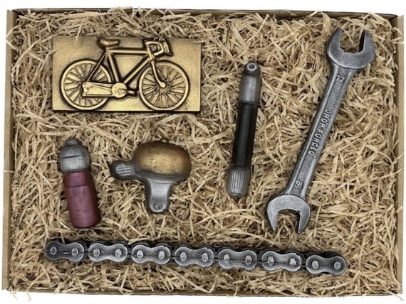Radfahrer Geschenk aus Schokolade – Witziges Geburtstagsgeschenk für Radsportfans & Kollegen