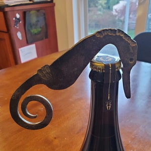 Seahorse Bottle Opener - Hand forged
