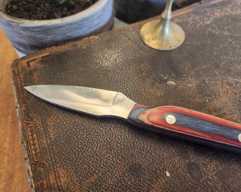 Bird and Trout Knife - Layered G10 Handle