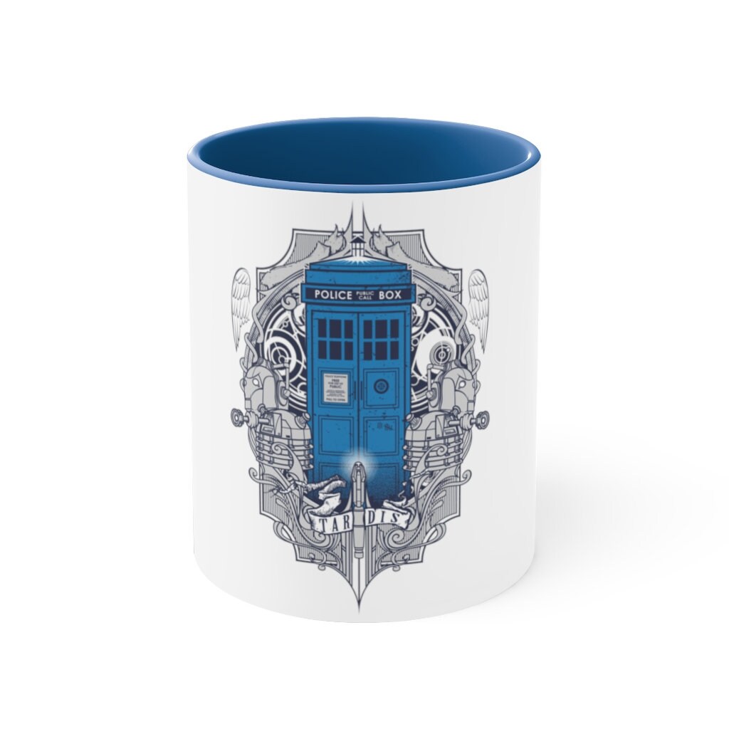 Tardis Doctor Who Mug, gift for any Holiday includin Mother day, Father Day, Birthday and Christmas Accent Coffee Mug, 11oz