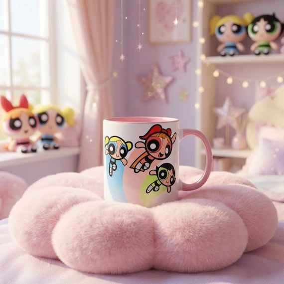 The Powerpuff Girls Mug: Accent Coffee Mug, 11oz - Etsy