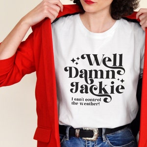 Retro Font SVG | Well Damn Jackie PNG | Cut file for Personal Project | Sublimation svg Retro Text for Commercial and Personal Use