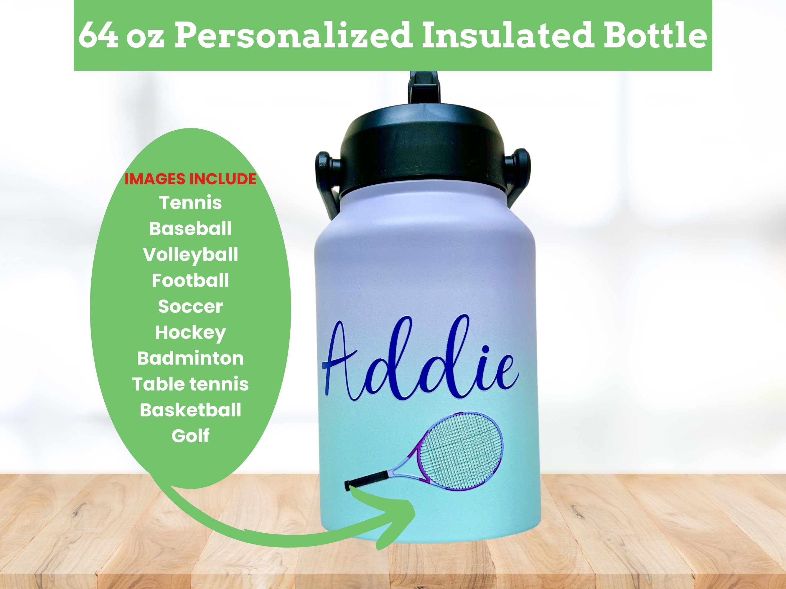 64 oz online insulated water bottle