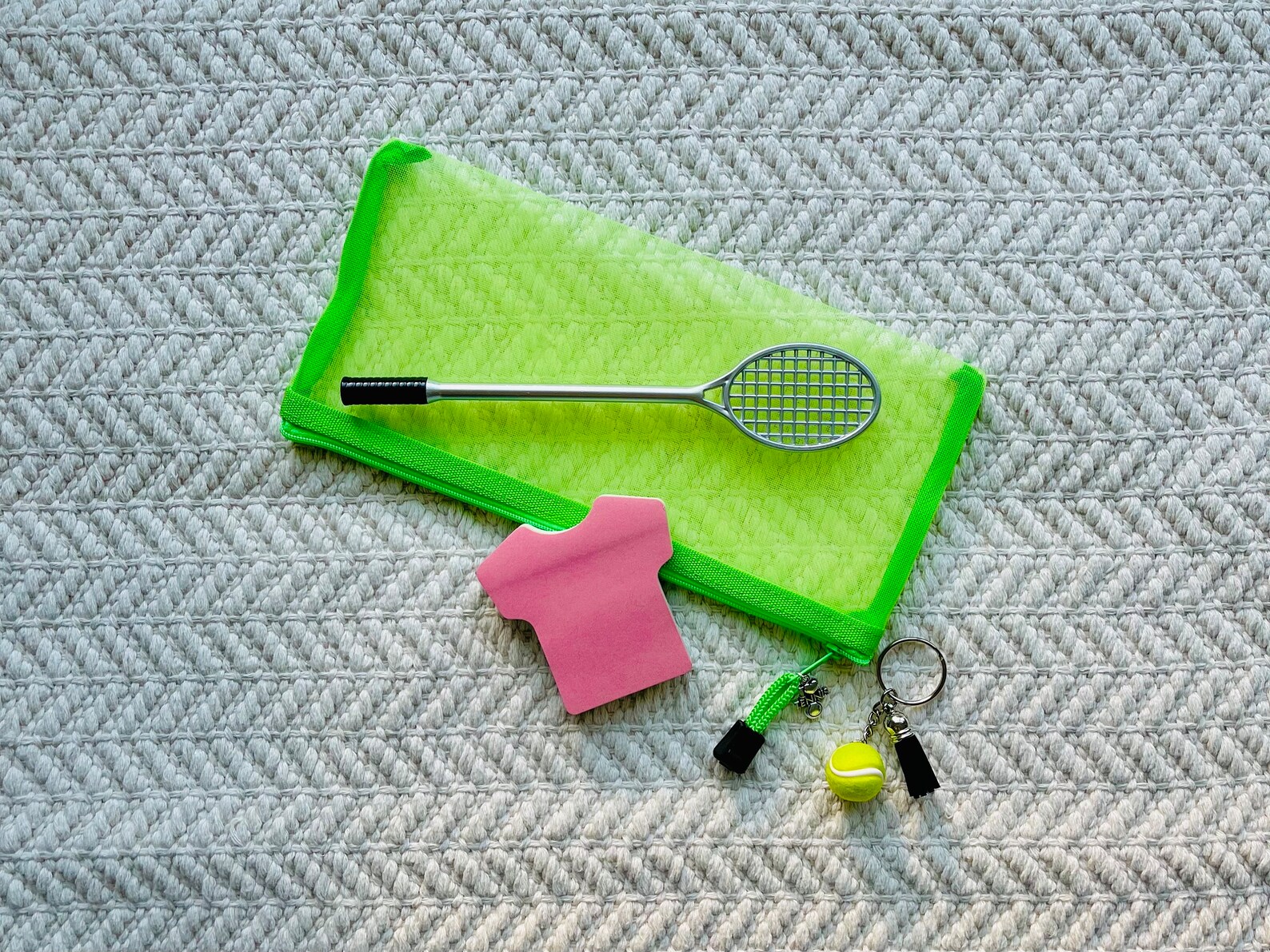 Tennis Pouch Birthday Gift Tennis Gift Bag Pen Gift Key Chain Etsy