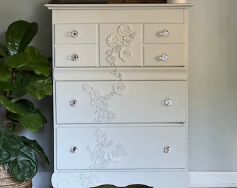 SOLD- Beautiful refinished Anthropology inspired Dresser