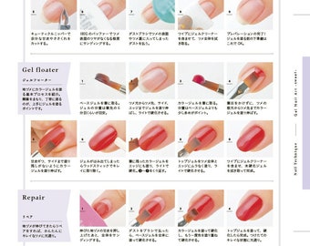 Japanese Nail Art Book - Nail Technique Lesson Book (PDF) - Etsy
