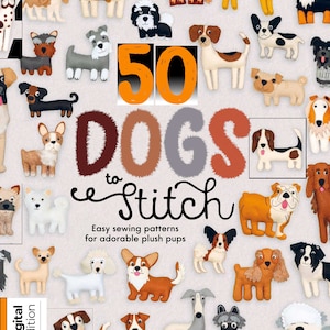 Livre en feutre - 50 chiens à broder (anglais) (PDF)
